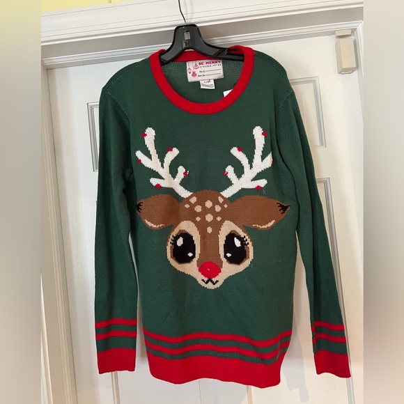 Be Merry Christmas Sweater size L - Picture 1 of 3